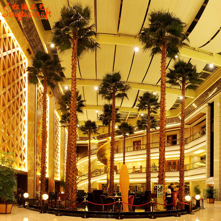 大型酒店景观棕榈树