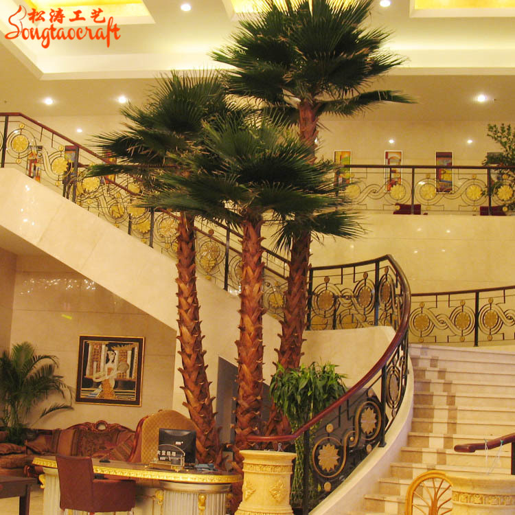 高级酒店仿真棕榈树