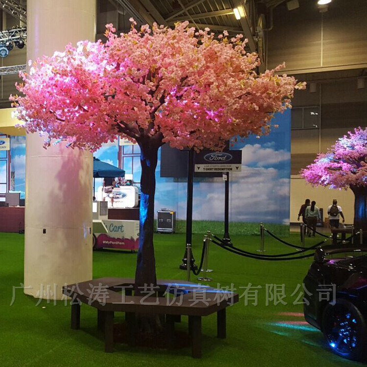 松涛工艺仿真樱花树，高端浪漫的仿真树
