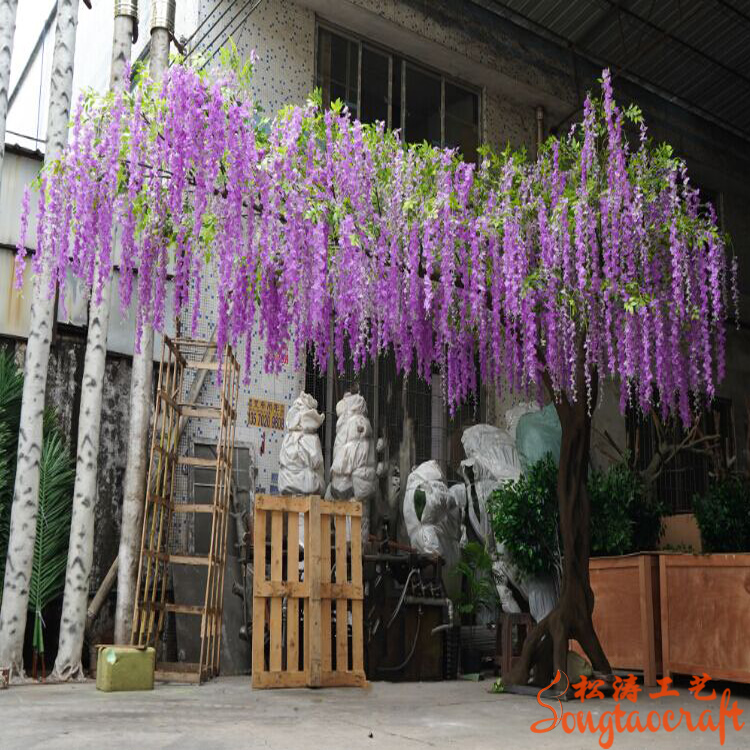 仿真紫藤花仿的“维妙维翘”的秘诀是什么？